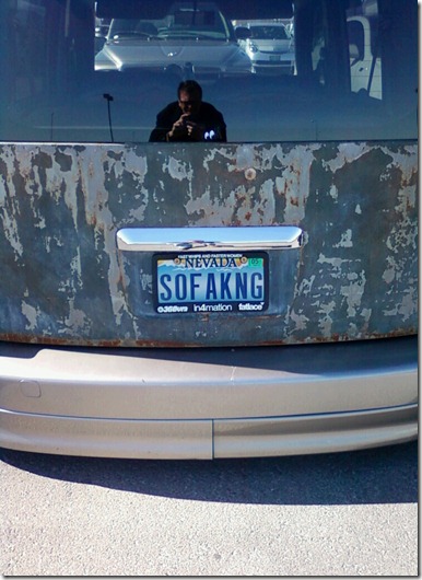 Sofakng License Plate